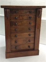 Wood Dresser Top Jewelry Chest M14A