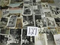Large Lot of B&W Family Photos