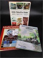 Lot (3) Railroad & Trolley Books