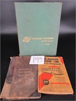 Lot (3) Steam Power Books