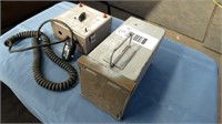 2 items: dental x-ray timer & document box