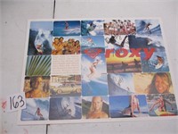 Autographed ROXY Surfboard Poster