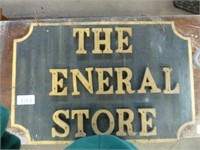 early wooden 'The General Store' sign