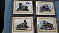 7 railroad train prints & images