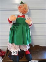 Mrs. Claus Christmas Decoration Doll