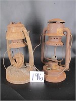 Lot (2) Early Barn Lanterns - AS IS