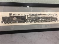 James Young signed and numbered print of a locomot
