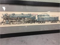 James Young signed print of Southern Railways loco