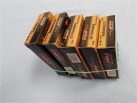 Lot of 5 20 round boxes of .223 rifle cartridges W