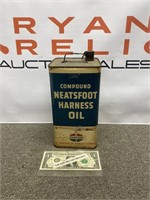 Standard oil company Neatsfoot harness oil on
