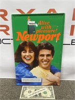 Vintage NOS 1987 Newport cigarette aluminum