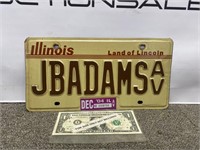 Illinois personalized vanity license plate ( bad