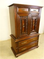 Vintage, Solid Wood Craftsman Designed Dresser