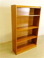 Light Wood, 4-Shelf Bookshelf