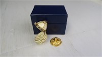 Faberge Styled Egg & Stand Figurine