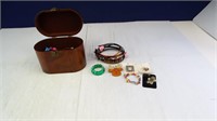 Jewelry Box w/ costume Jewelry