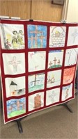 2nd Grade Bible story quilt
