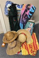 Beach Items- reclining chair, sun tent, towels