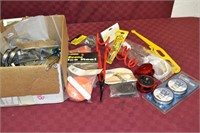 Lot Ice Fishing Reels, Rod Ends, Parts & More