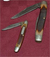 2pcs Schrade USE Old Timer Pocket Knives