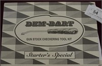 Dem-Bart Gun Stock Checkering Tool Kit