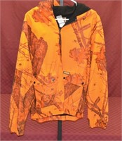 Sports Afield M Fleece Lined Orange Camo Jacket