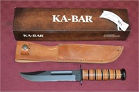 Ka-Bar USA 1320 Brown-STR Fixed Blade Knife