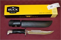 Buck USA Model 120 Fixed Blade Hunting Knife New