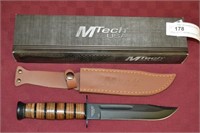 MTech USA 12" Fixed Blade Hunting Knife w/ Sheath