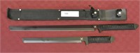 2pc Tanto Blade Sword Set in Scabbard