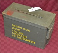 Military Standard Size Metal Ammunition Can