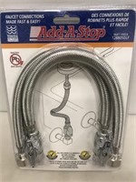 New Add A Stop Faucet Connections - 2 Per Pack