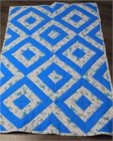 New Baby Quilt Flannel 23X46