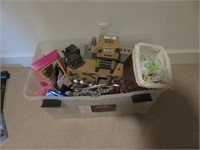 LARGE TUB OF ASSORTED TOYS, TRUCKS AND MORE