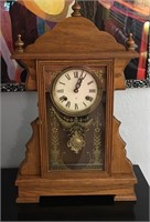 Antique Handcrafted Mantel Clock