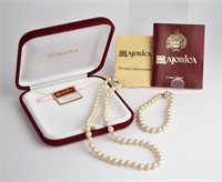 MAJORICA IMITATION PEARL NECKLACE AND BRACELET