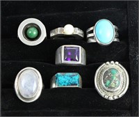 SEVEN SILVER RINGS