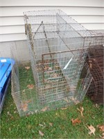 2 Cages (1 enclosed 1 open top)
