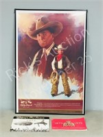 2012 framed Stampede poster & calendar