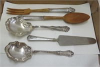Serving utensils-server-spoons-tongs-8 items