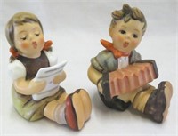 Goebel Hummels- Boy accordion- Girl sing- H3.5"