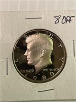 1980 S Kennedy Proof Half Dollar