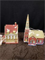 Christmas Village Church & Tailors Rennoc Santa’s