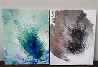 115 - ART: 2 ABSTRACT PAINTINGS