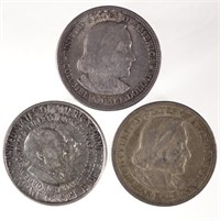 Commemorative Silver Half Dollars (3)