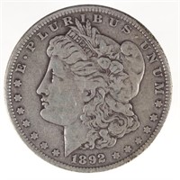 1892 Morgan Silver Dollar (Tough Date)