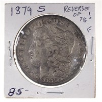 1879-s Morgan Silver Dollar (1878 Reverse)