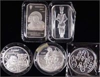 Fine Silver Bars & Rounds - Christmas (5)