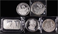 Fine Silver Bars & Rounds - Christmas (5)