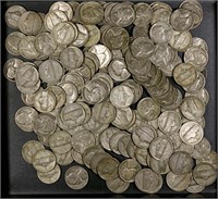 Silver World War II Nickels (150)